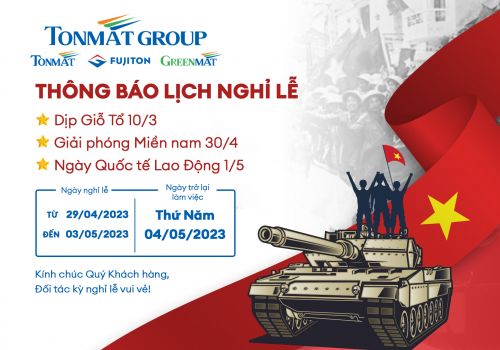 THÔNG BÁO NGHỈ LỄ 30/4 - 1/5 NĂM 2023